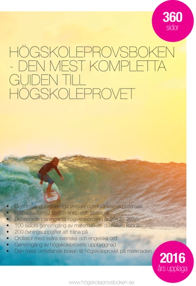 Högskoleprovsboken - Den mest kompletta guiden till högskoleprovet