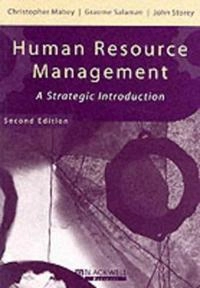 Human resource management - a strategic introduction; John Storey; 1998
