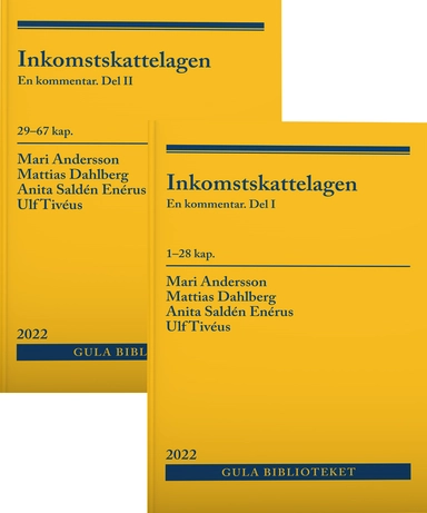 Inkomstskattelagen : en kommentar (Vol. 1-2)