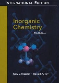 Inorganic chemistry; Gary L. Miessler; 2004