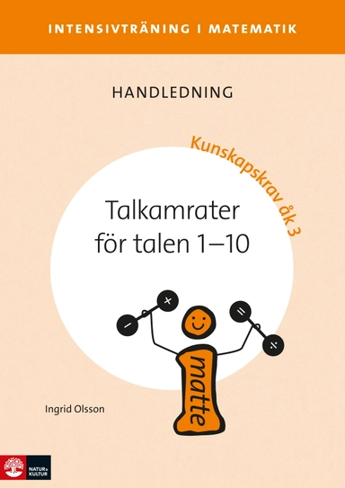 Intensivträning ma åk 1-3 Talkamrater 1-10 Lhl; Ingrid Olsson; 2014