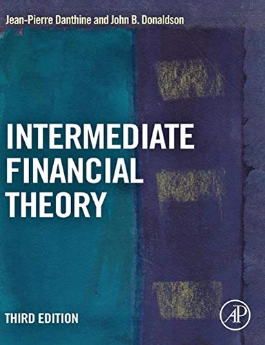 Intermediate financial theory; Jean-Pierre Danthine; 2015