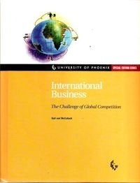 International business : the challenge of global competition; Donald A. Ball; 1999