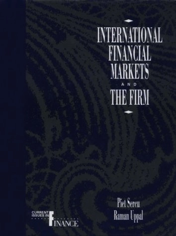 International financial markets and the firm; Piet Sercu; 1995