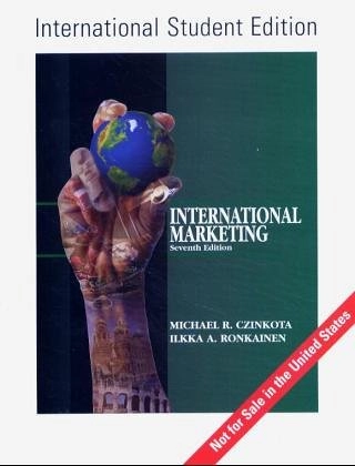 International marketing; Michael R. Czinkota; 2004