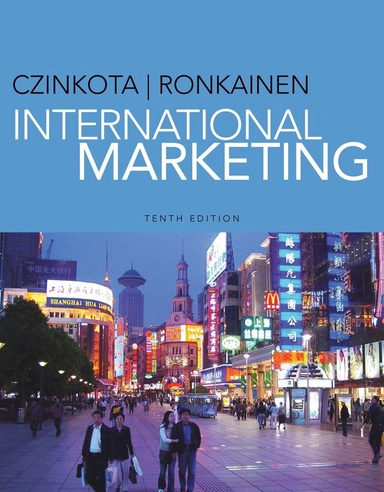 International marketing; Michael Czinkota, IIka  A. Ronkainen; 2012