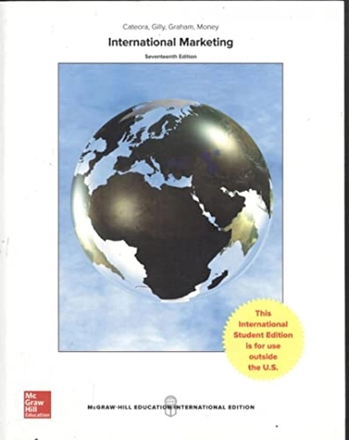 International Marketing; Philip Cateora; 2016