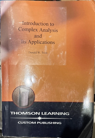 Intr Complex AnalysisApplicat; Trim; 2001