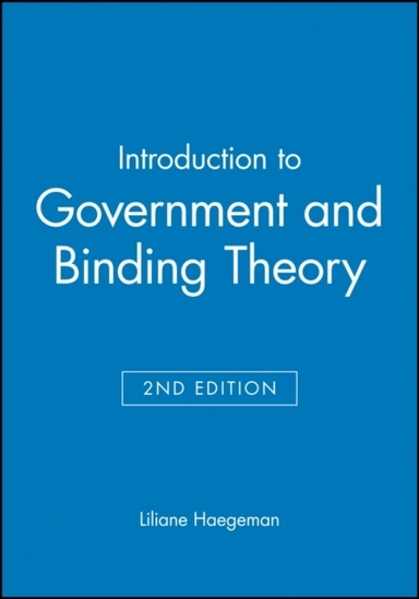 Introduction to government and binding theory; Liliane Haegeman; 1994