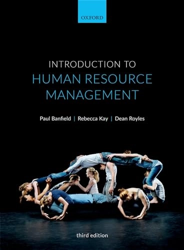 Introduction to human resource management; Paul Banfield; 2018