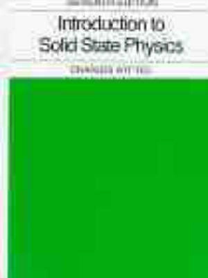 Introduction to solid state physics