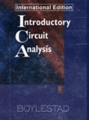 Introductory Circuit AnalysisPrentice Hall international editions