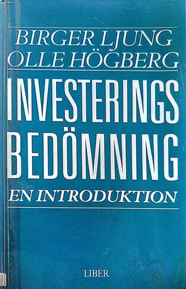 Investeringsbedömning : en introduktion