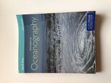 Invitation to oceanography; Paul R. Pinet; 2013