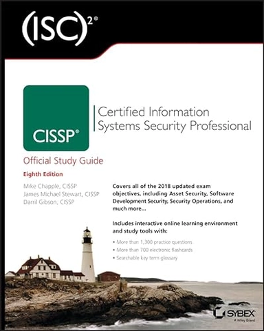 (isc)2 cissp certified information systems security professional official s; Darril Gibson; 2018