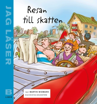 Jag läser B Resan till skatten; Martin Widmark; 2008