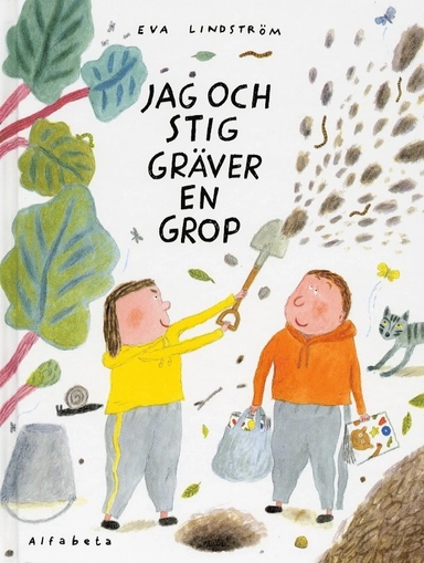 Jag och Stig gräver en grop