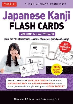 Japanese Kanji Flash Cards Volume 2 : Kanji 201-400: Intermediate Level (Downloadable Material Included) [Elektronisk resurs]; Alexander Kask; 2016