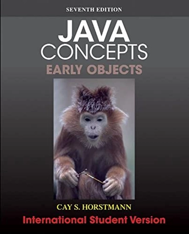 Java concepts : early objects; Cay S. Horstmann; 2014