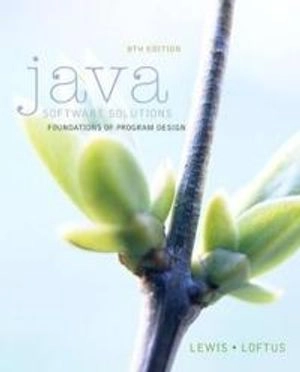 Java software solutions : foundations of program design