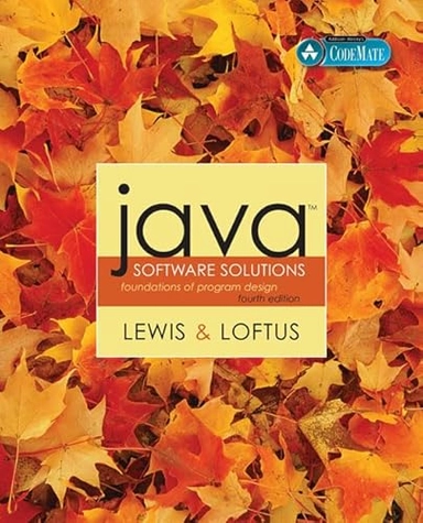 Java software solutions : foundations of program design