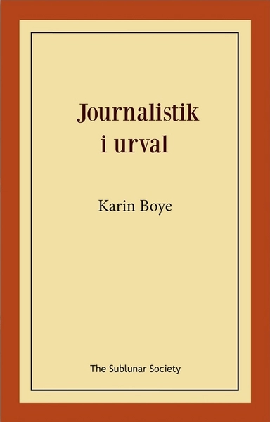 Journalistik i urval