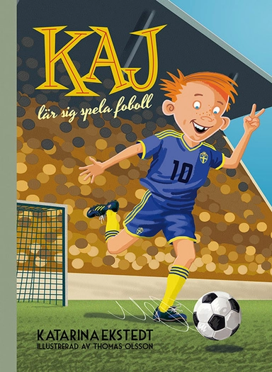 Kaj lär sig spela fotboll