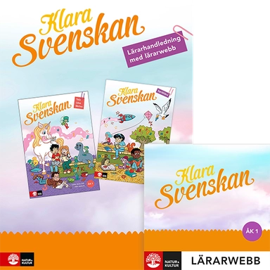 Klara svenskan åk 1 Lärarhandledning med lärarwebb