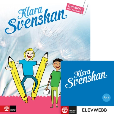 Klara svenskan åk 4 Elevbok Språklära : inkl digital färdighetsträning; Pär Sahlin, Michaela Eriksson; 2015