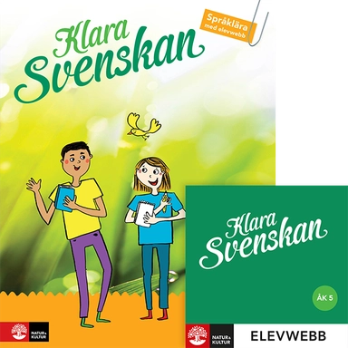 Klara svenskan åk 5 Elevbok Språklära med elevwebb : inkl digital färdighetsträning