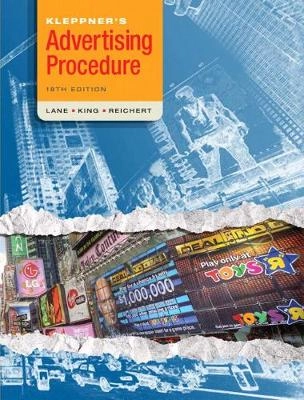 Kleppner's Advertising procedure; W. Ronald Lane; 2011