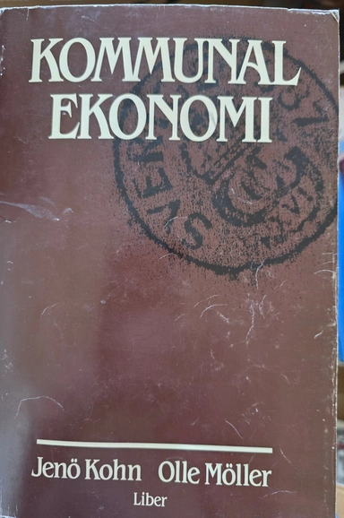Kommunal ekonomi; Jenö Kohn; 1989