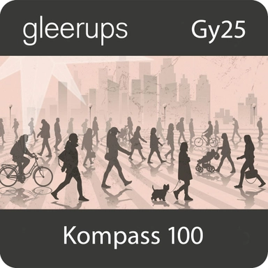 Kompass till samhällskunskap 100, dig, elev, 12 mån, Gy25; Maria Eliasson, Gunilla Nolervik; 2025