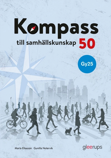 Kompass till samhällskunskap 50 - Gy 25; Maria Eliasson, Gunilla Nolervik; 2025