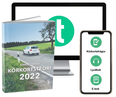Körkortsboken Körkortsteori 2022 (bok + digitalt teoripaket med körkortsfrågor, övningar, ljudbok & ebok); 2022