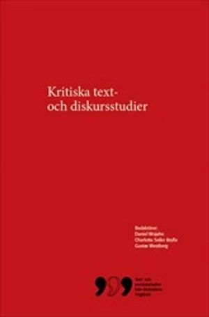 Kritiska text- och diskursstudier