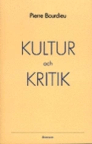 Kultur och kritik