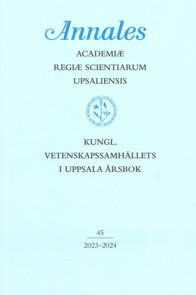 Kungl. Vetenskapssamhällets i Uppsala årsbok 45/2023-2024