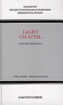 Lagen om avtal; Rudolf Eklund, Torkel Nordström, Tore Almén; 1997