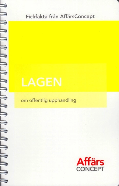 Lagen om offentlig upphandling; Sverige; 2019