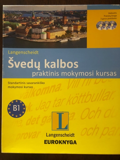 Langenscheidt Švedų kalbos: savarankiško mokymosi vadovėlis ; [vadovėlis, pratybų knyga, 3 garso plokštelės ; praktinis mokymosi kursas ; B1]; Eva Fehrs Fällman, Barbara Sirges