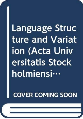 Language structure and variation