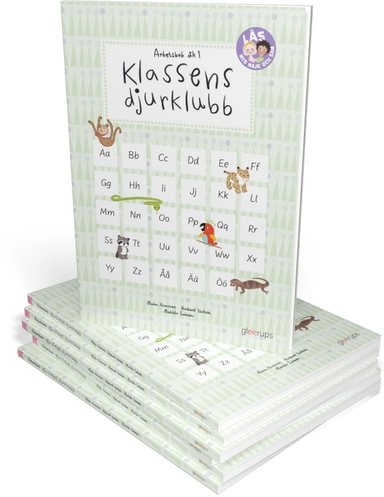 Läs med Majk och Sam 1, Klassens djurklubb, arbetsbok, 25ex