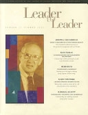 Leader to Leader (LTL), Volume 37, Summer 2005,
