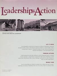 Leadership in Action, Volume 23, No. 3, 2003