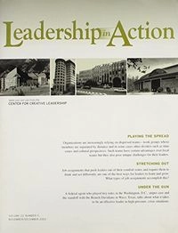 Leadership in Action, Volume 23, No. 5, 2003