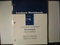Lecture notebook for Biochemistry