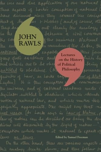 Lectures on the history of political philosophy