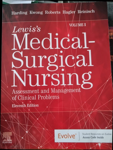 Lewis's Medical-Surgical Nursing - 2-Volume Set; Harding Kwong Roberts Hagler Reinisch; 2019