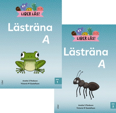 Liber Läs Lästräna A bok 1 och 2; Anette S Panboon, Victoria W Gustafsson; 2023